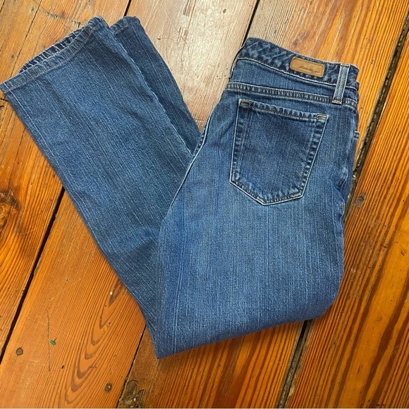 Eddie Bauer Women's Authentic High-Rise Blue Jeans Size 10S Straight Fit Denim - Picture 12 of 13